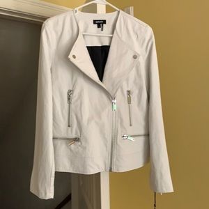 DKNY Faux Leather Ivy Jacket